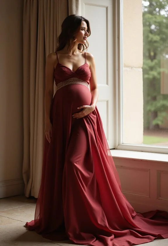 fitted flowing elegant romantic