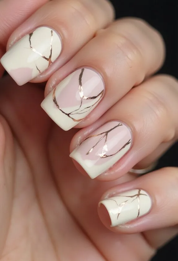 flowing abstract organic line art