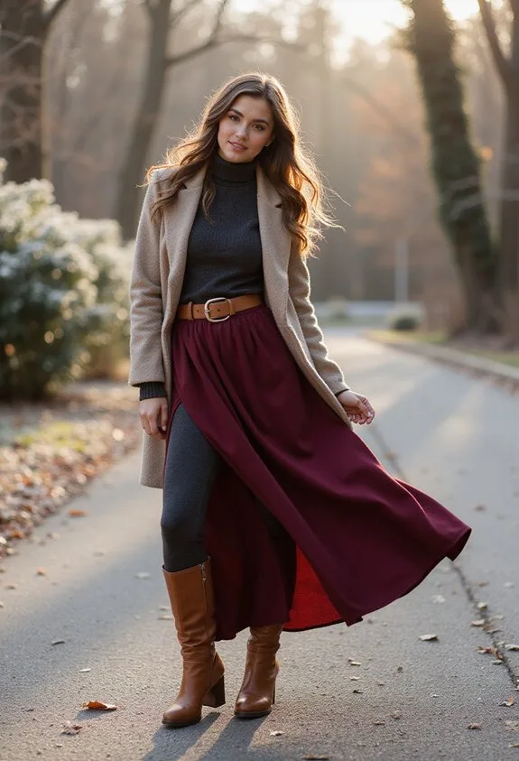 flowing warmth elegant layering