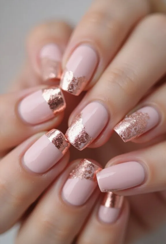 glamorous metallic chic sophisticated