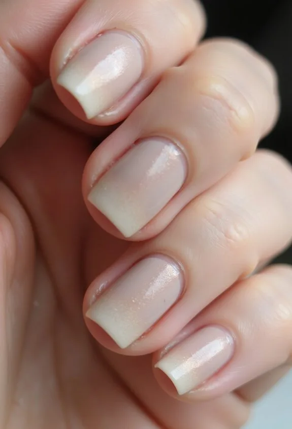 gradient nude nail sophistication