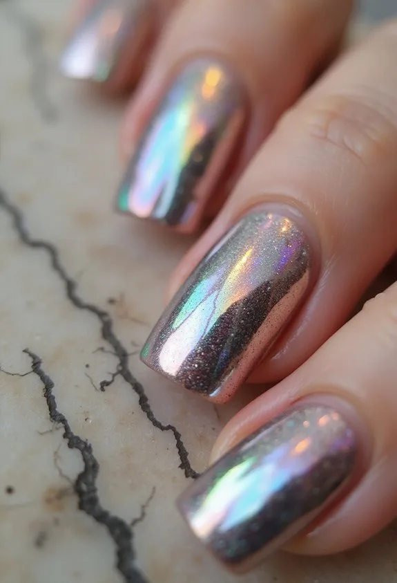 modern marble chrome fusion