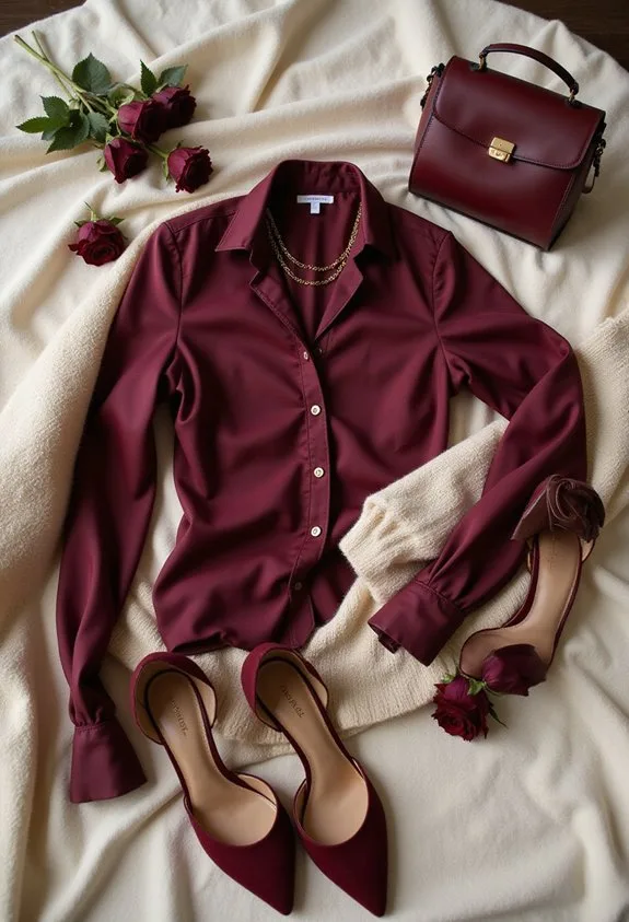 refined romantic color pairing