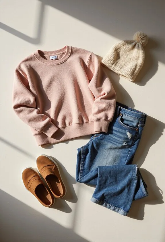 relaxed effortless cozy balanced