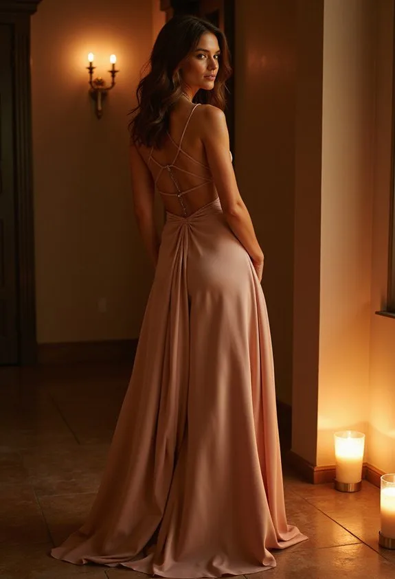 sophisticated alluring modern maxi dress