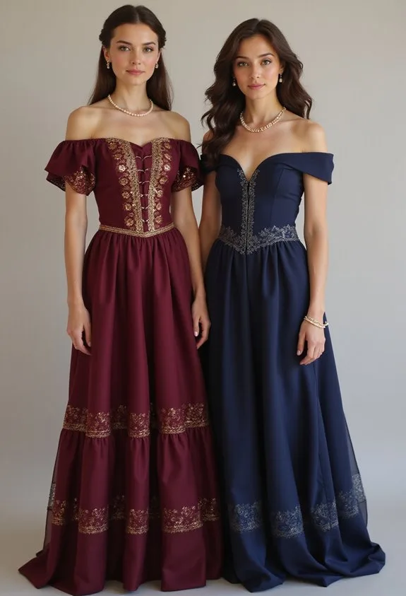 understated character inspired couple coordination