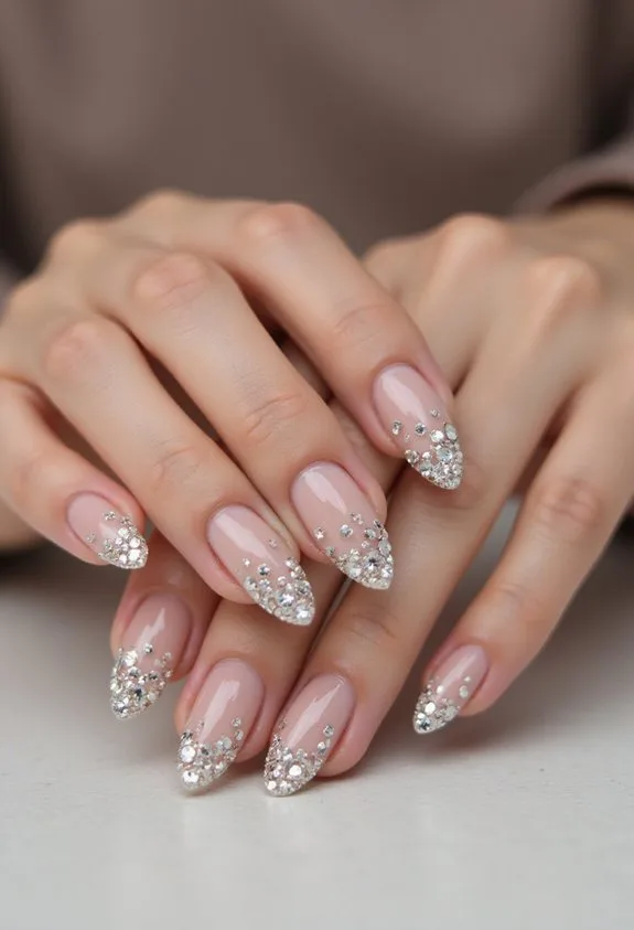 understated elegance with maximum sparkle