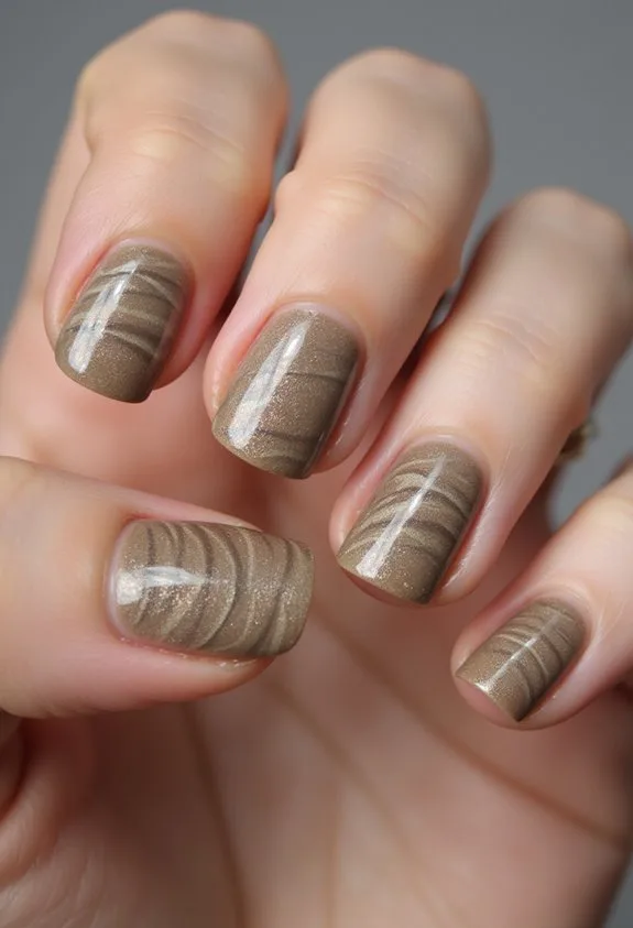 understated sophistication neutral cat eye