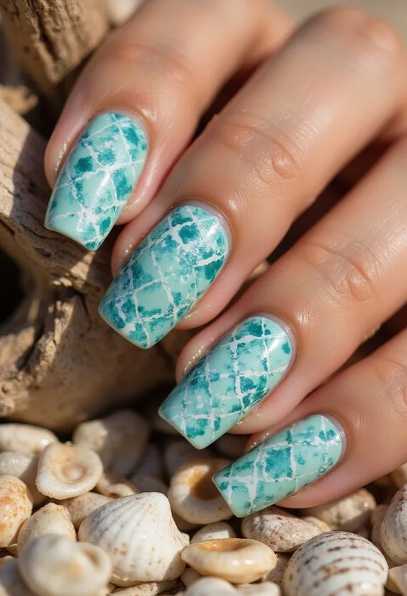 wearable mediterranean tile art