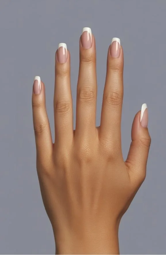 Blush And Cream Negative Space Design