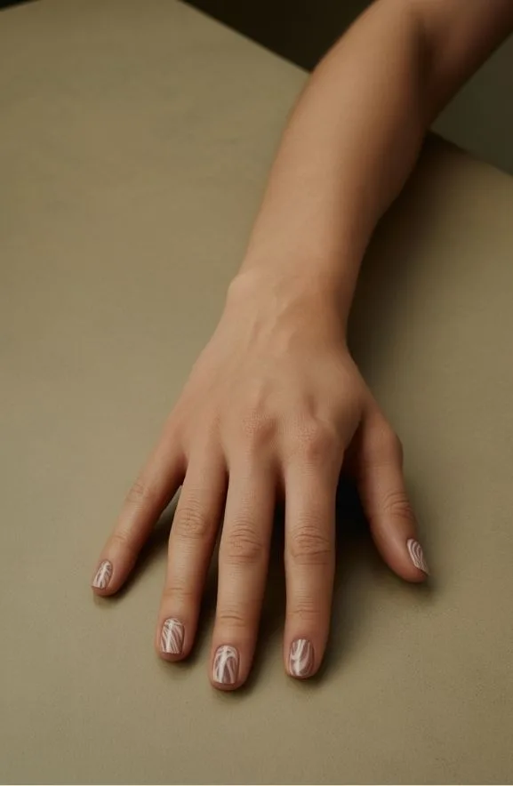 Marble Effect With Two Colors