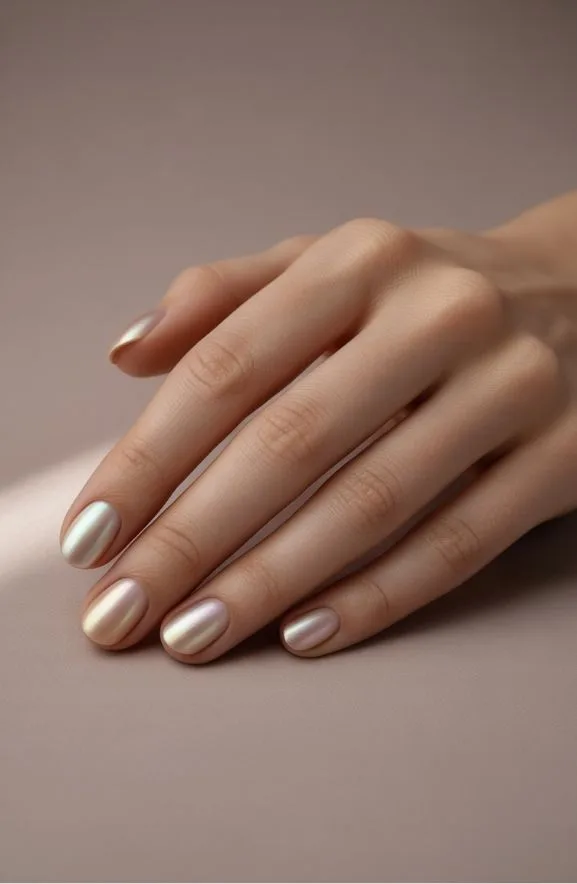 Minimalist Aura Nails