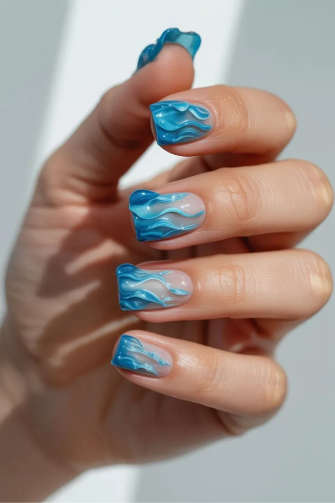 Ocean Wave Texture: 3D Dimensional Water Effects