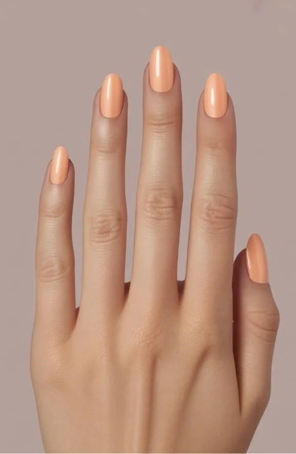 Pale Apricot With Gloss Finish Pale Apricot With Gloss Finish