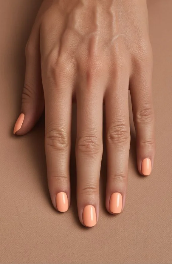 Peachy Blush With Pearl Finish
