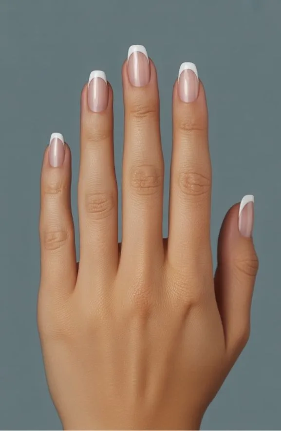 Sheer Base With Nude Tips