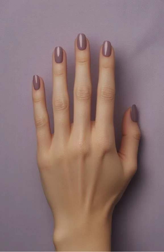 Soft Mauve With Matte and Glossy Mix