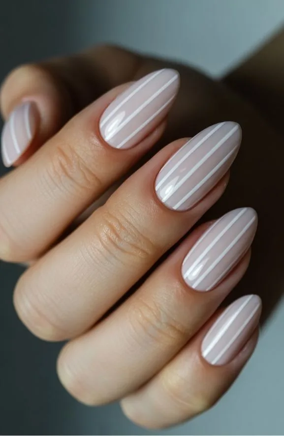 Striped Almond Design
