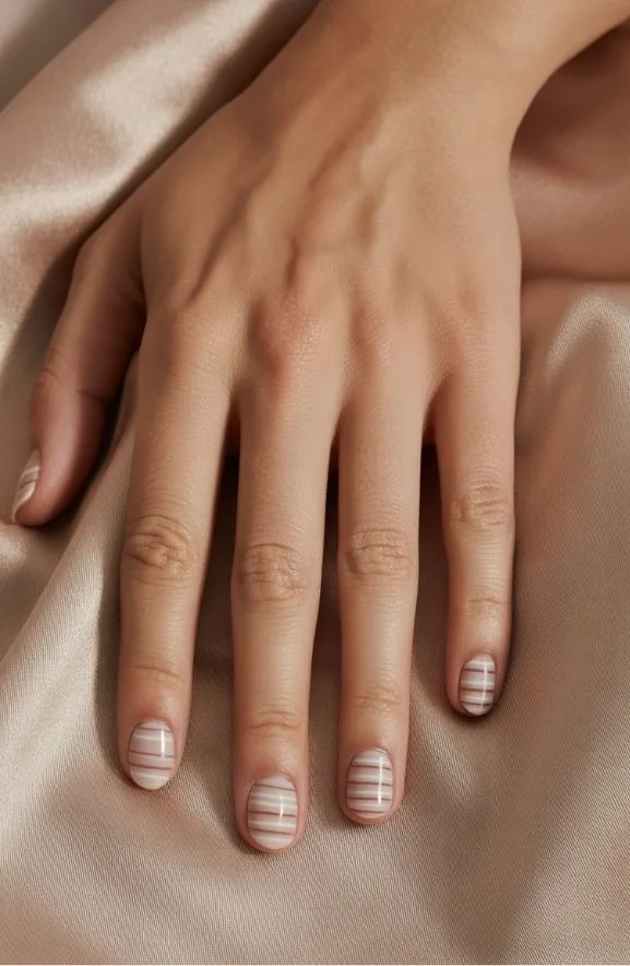 Subtle Horizontal Stripes in Soft Colors