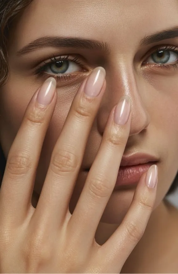 Translucent Nude With Glossy Finish