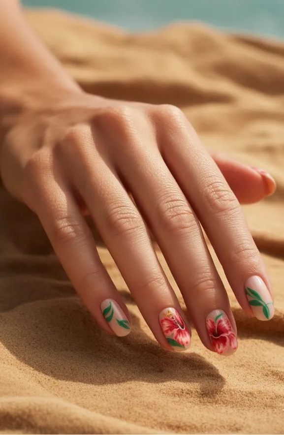 Tropical Hibiscus Flower