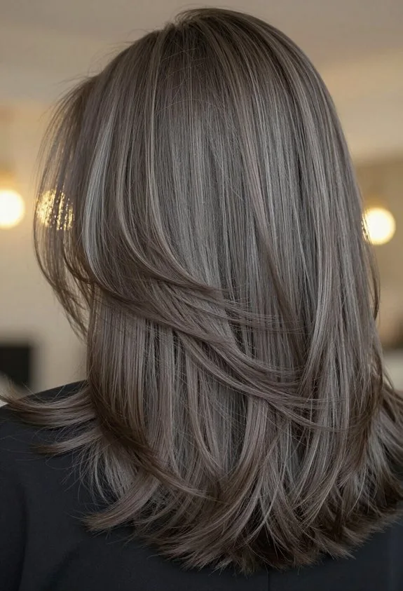 ash brown balayage dimension technique