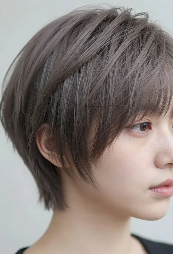 ash brown pixie perfection