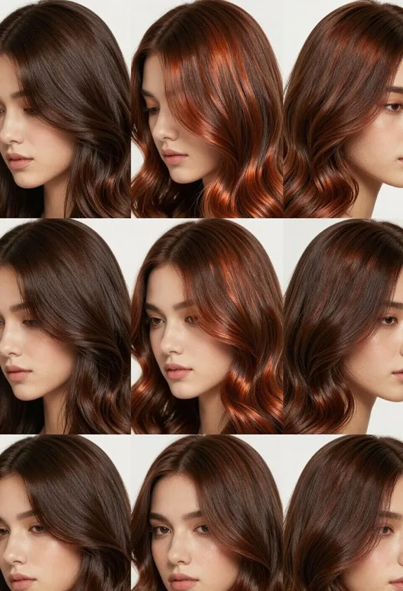 auburn tones enhance richness