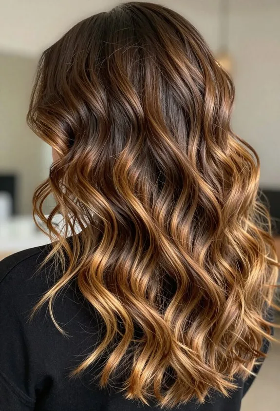 balayage for curly hair