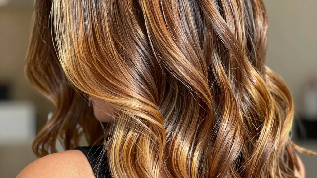 blended honey highlights technique