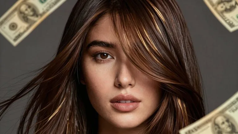 blonde money pieces technique