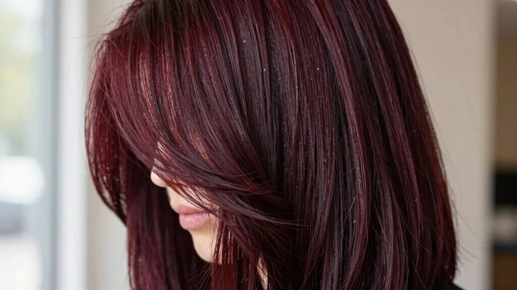 bold brunette hair transformation