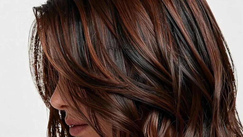 bold brunette transformation technique