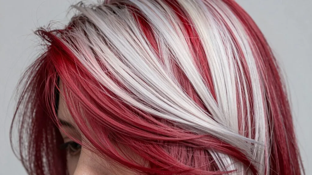 bold cherry red contrast