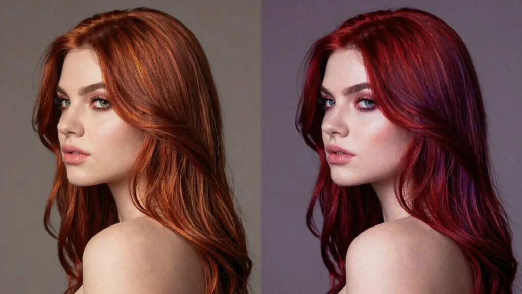 bold cherry red sophistication