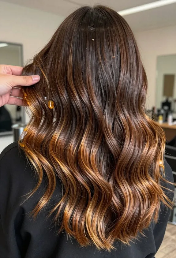 bold chunky highlights technique