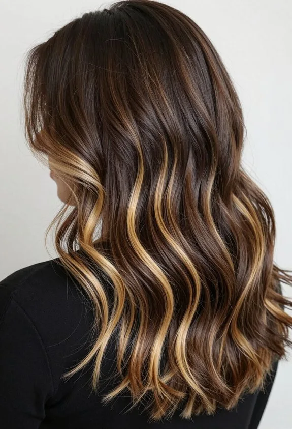 bold defined ribbon highlights