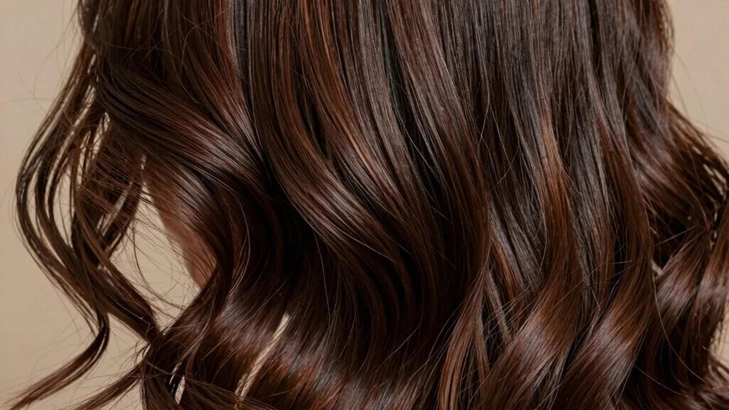 bold glossy espresso brunette