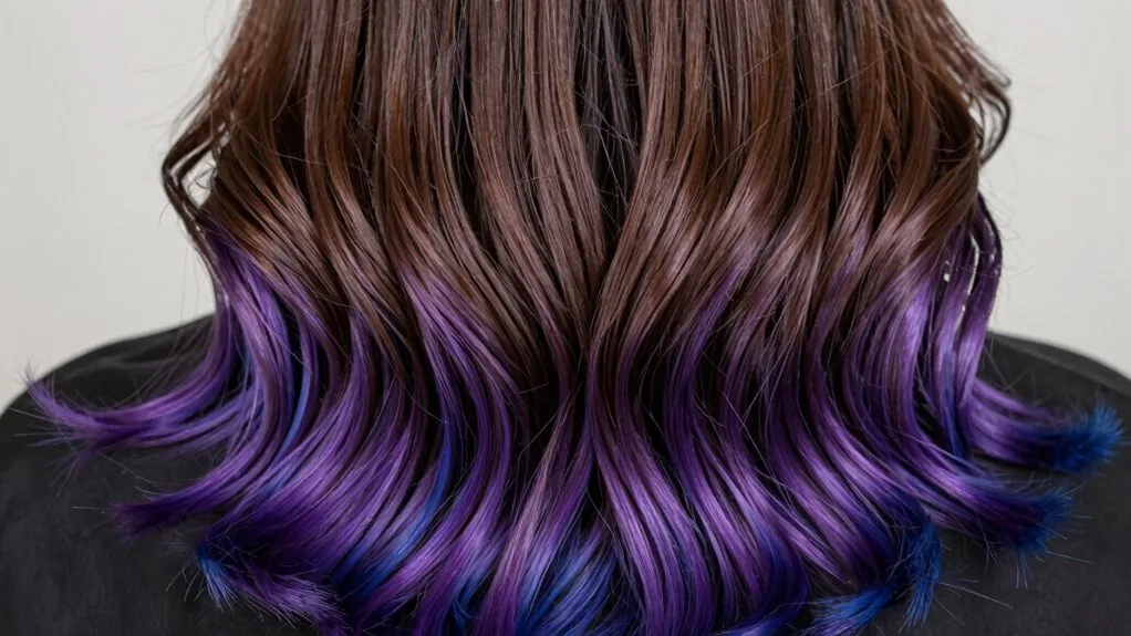bold indigo dip dye transformation