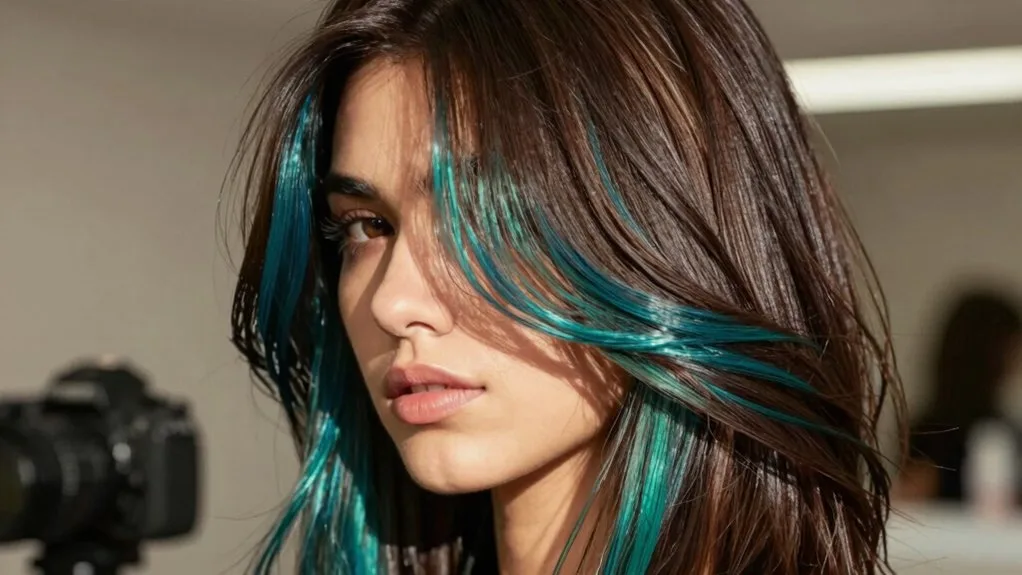 bold jewel tone accents