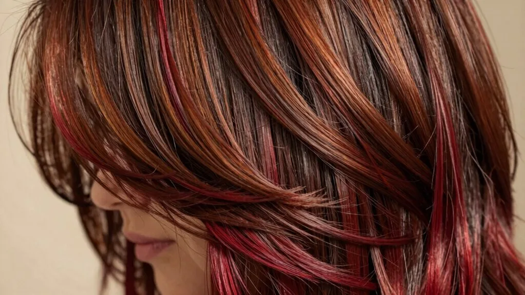 bold mahogany red warmth