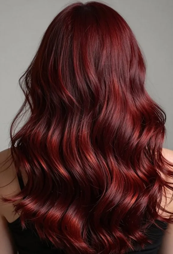 bold oxblood red transformation