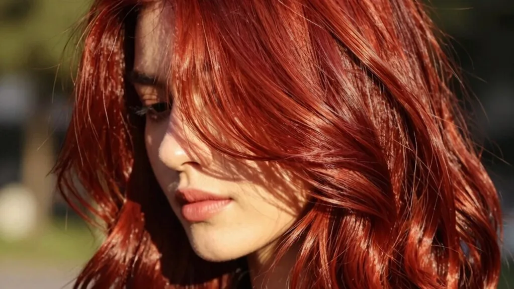 bold styles for vibrant red