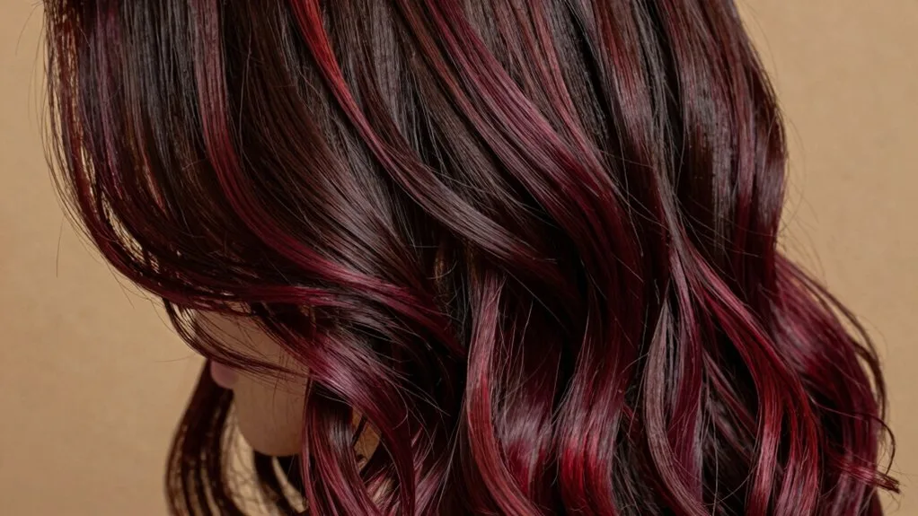 burgundy hair color techniques