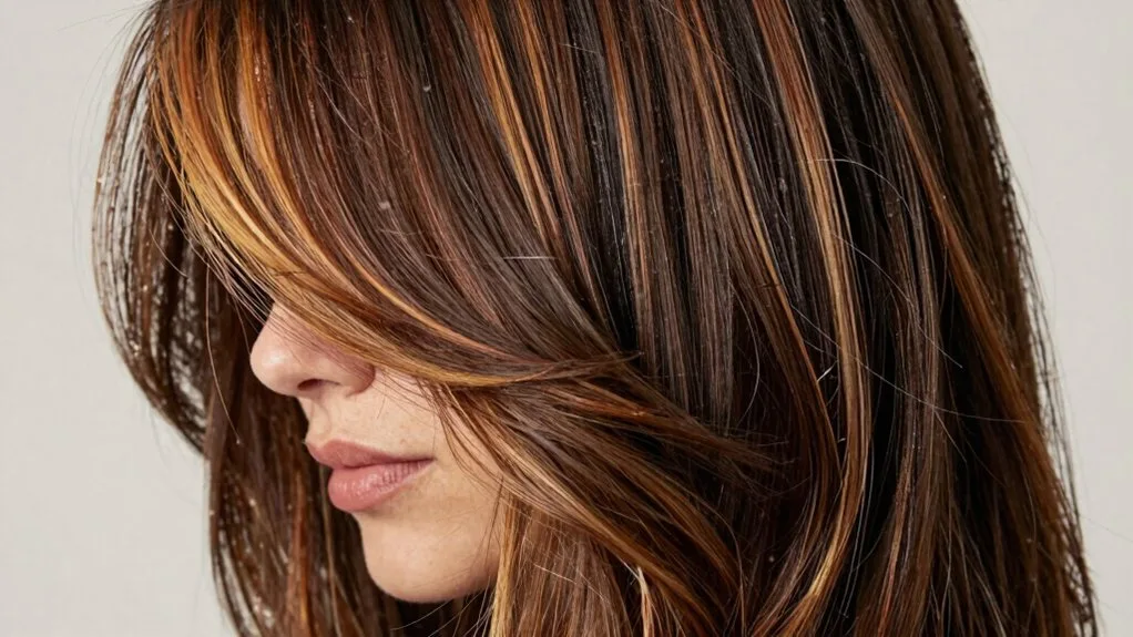butterscotch highlights for sophistication