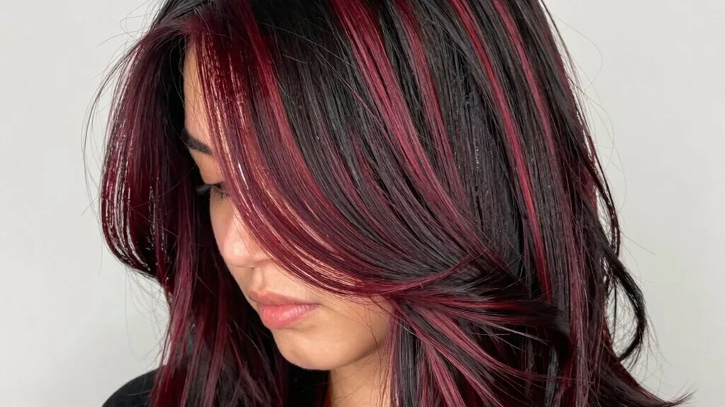 cherry cola black highlights