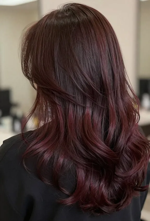 chocolate cherry hair color