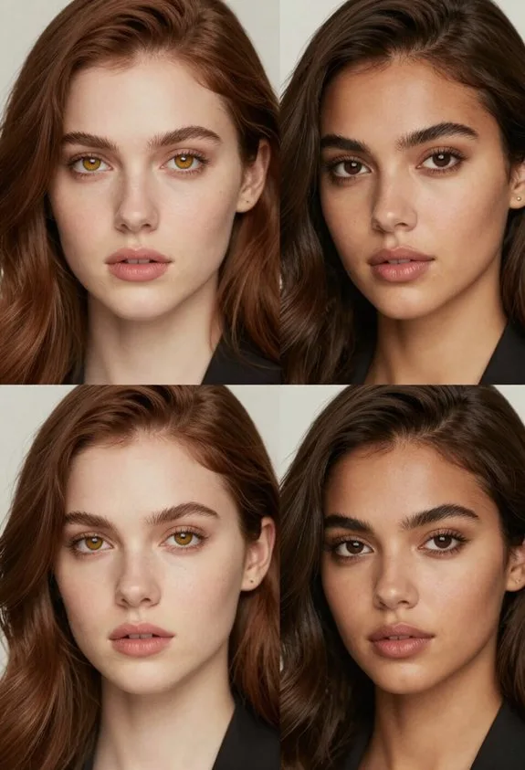 choose brown shade wisely