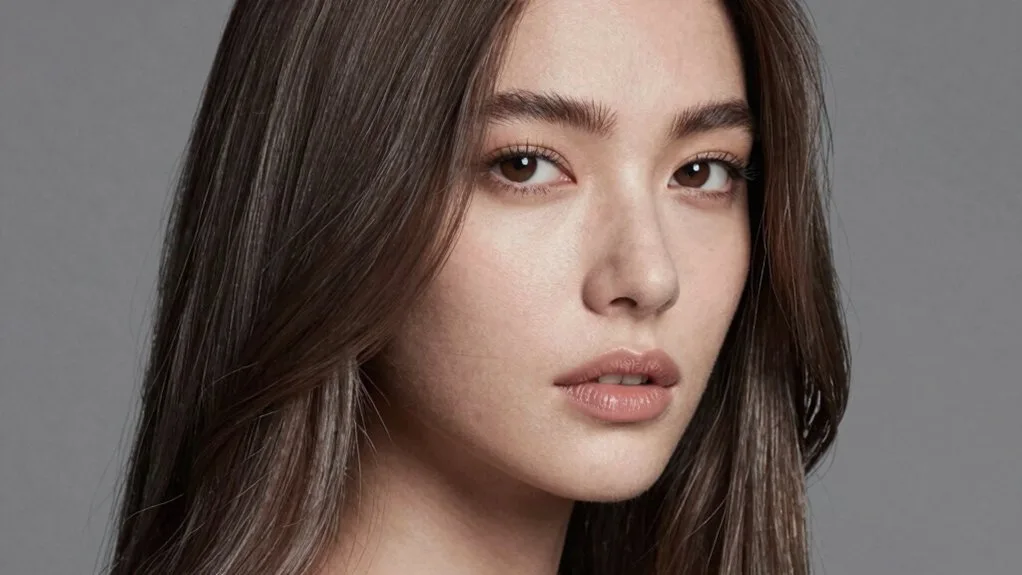 cool ash brunette elegance