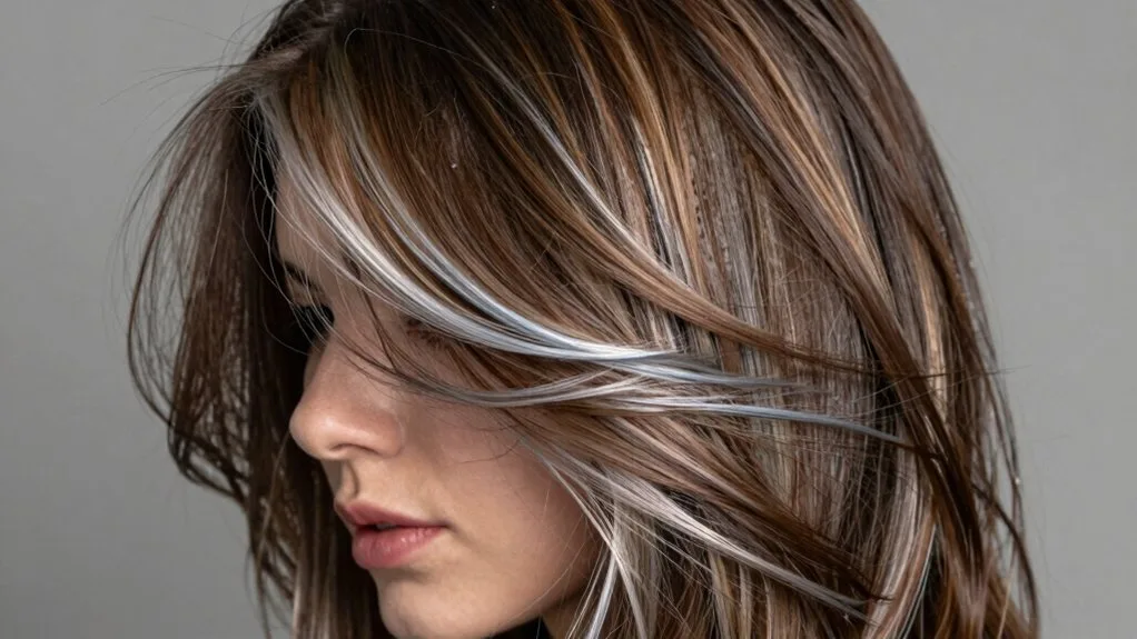 cool ash platinum highlights